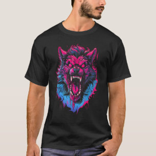 Camiseta Horror Werewolf Head Halloween Mythology Wolf Shif
