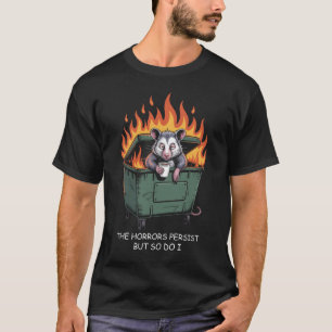 Camiseta Horrores Persisten Así que Yo Meme Divertido de Za