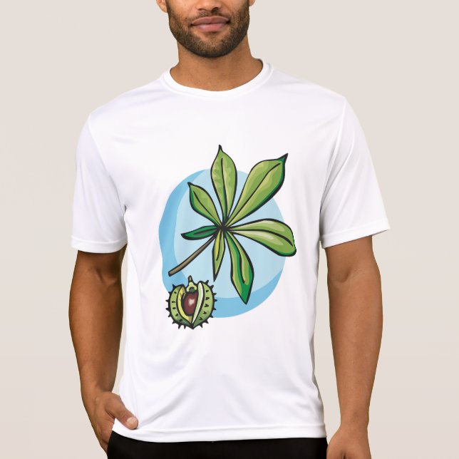 Camiseta Horse Chestnut Leaf and Conker (Anverso)