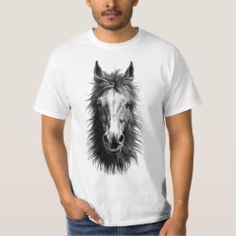 Camiseta Horse Face Art Tee