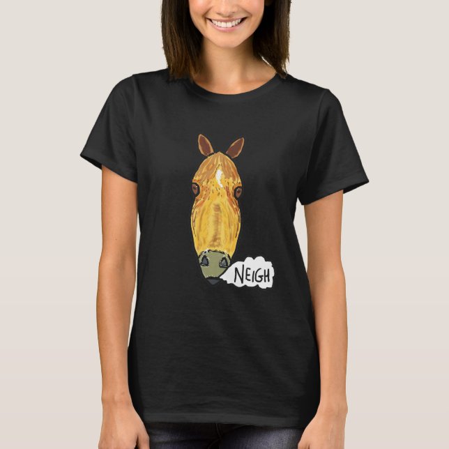 Camiseta Horse Face Neigh (Anverso)