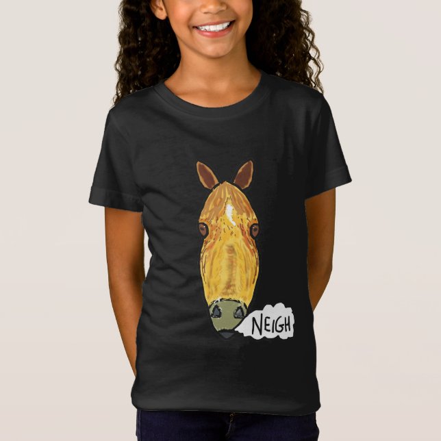 Camiseta Horse Face Neigh (Anverso)