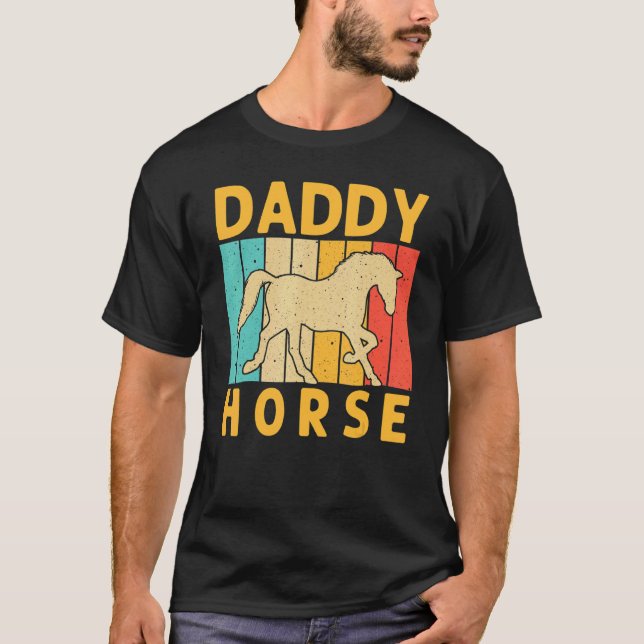 Camiseta Horse For Dad Grandpa Horse  Horse Racing (Anverso)