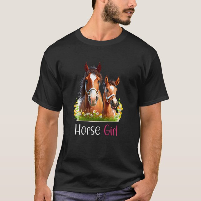 Camiseta Horse Girl Hobby Horse Girl (Anverso)