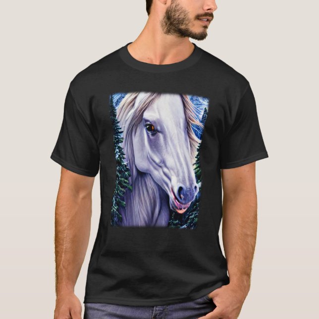 Camiseta Horse graphic animal motif riding a with print hor (Anverso)