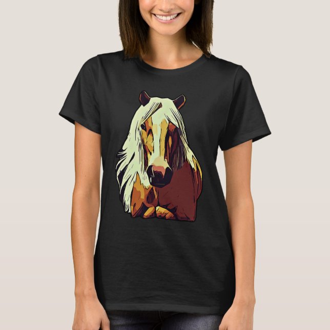 Camiseta Horse graphic animal motif riding a with print hor (Anverso)