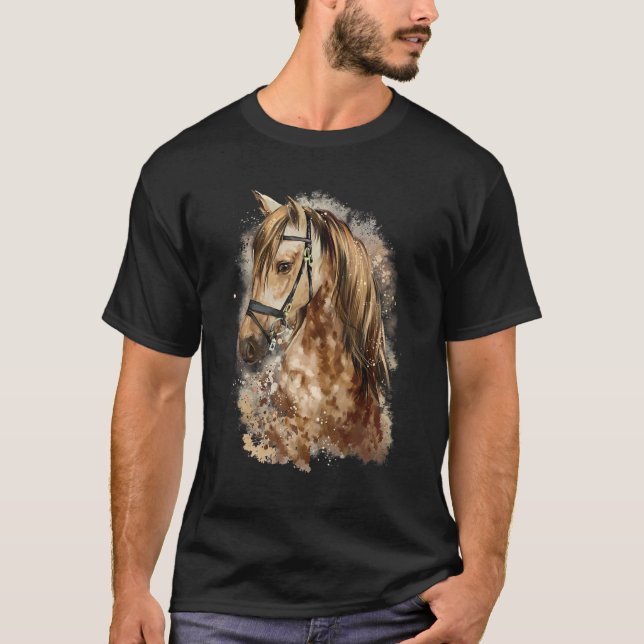 Camiseta Horse Head for Horseback Riding Horse Equestrian (Anverso)