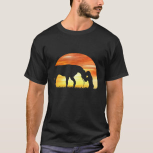 Camiseta Horse Love Sundown Shadow Chica Con Caballo