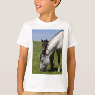 Camiseta Horse Ranch Granja Destino Naturaleza Fondo