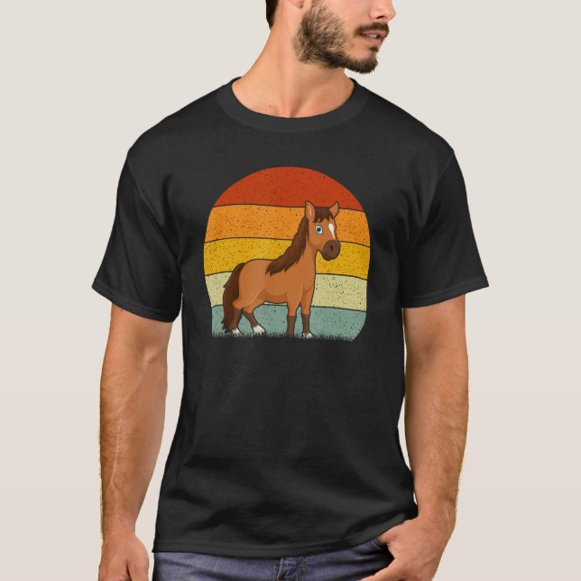Camiseta Horse  Retro Style Vintage (Anverso)
