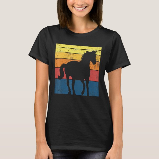 Camiseta Horse Retro Vintage (Anverso)