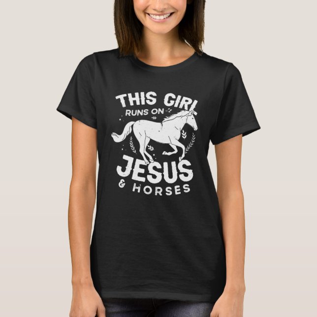 Camiseta Horse Riding Owner Outfit Equestrian Horse (Anverso)