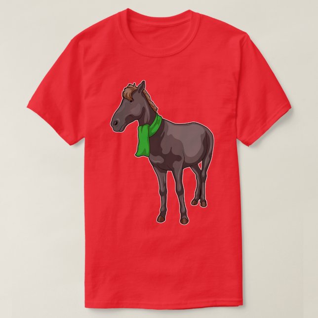 Camiseta Horse Scarf (Diseño del anverso)