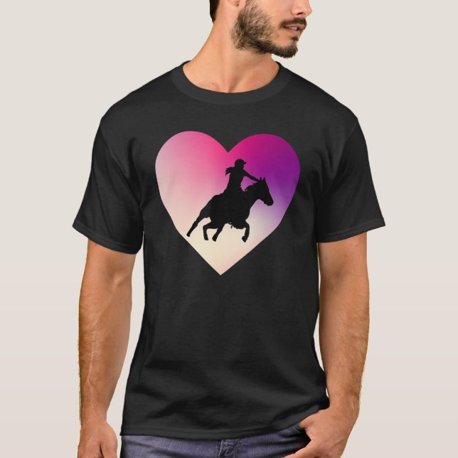 Camiseta Horse Show Heart Equestrian Jockey Showjumping Com (Anverso)