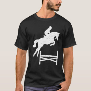 Camiseta Horse Show Jump Front Ecuestrian Showjumjumpe Comp