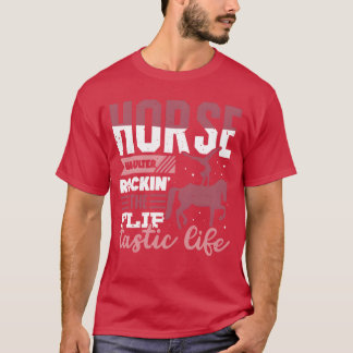 Camiseta Horse Vaulter Rockinhe Flipastic Life vintage