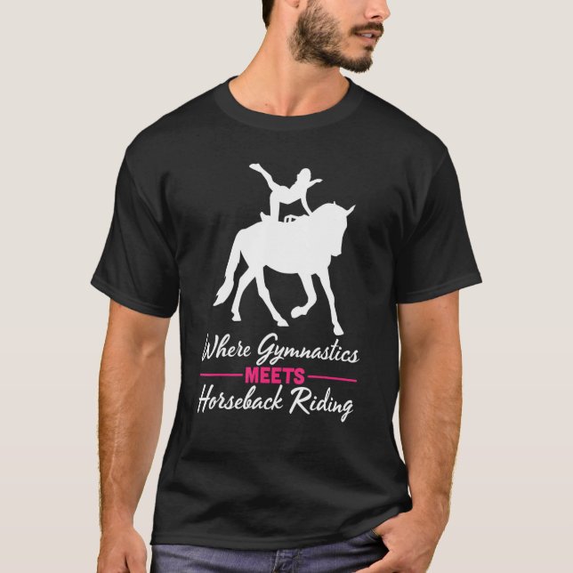Camiseta Horse Vaulting For Horse Vaulter Vaulting Girls An (Anverso)