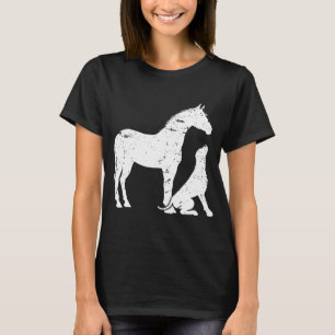 Camiseta HORSE y DOG Motif para mujeres y hombres. Horse Do