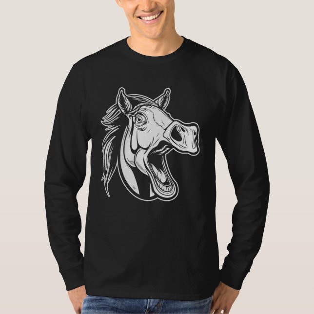 Camiseta Horseback  Equestrian Horse Riding (Anverso)