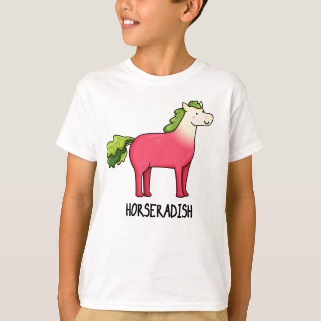 Camiseta Horseradish Funny Horse Pun (Anverso)