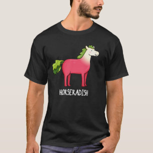 Camiseta Horseradish Funny Horse Pun Dark BG