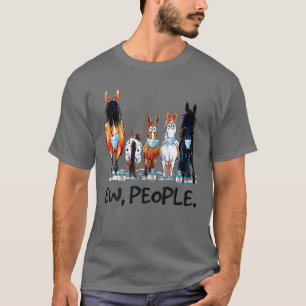 Camiseta Horses Ew People Divertidos amantes de los animale