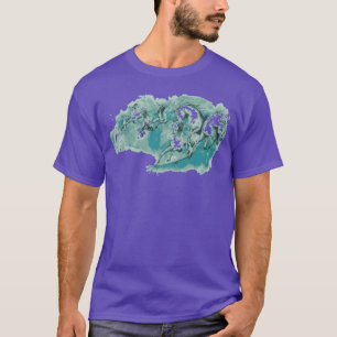 Camiseta Horses Inhe Waves vintage