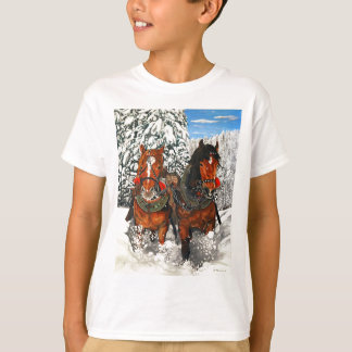 Camiseta Horses plowing