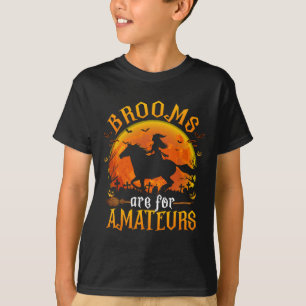Camiseta Horses Witch Halloween Funny Brooms Son Para Amate