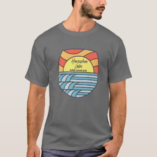 Camiseta Horseshoe Lake Arkansas AR Sunset Vacaciones Souve