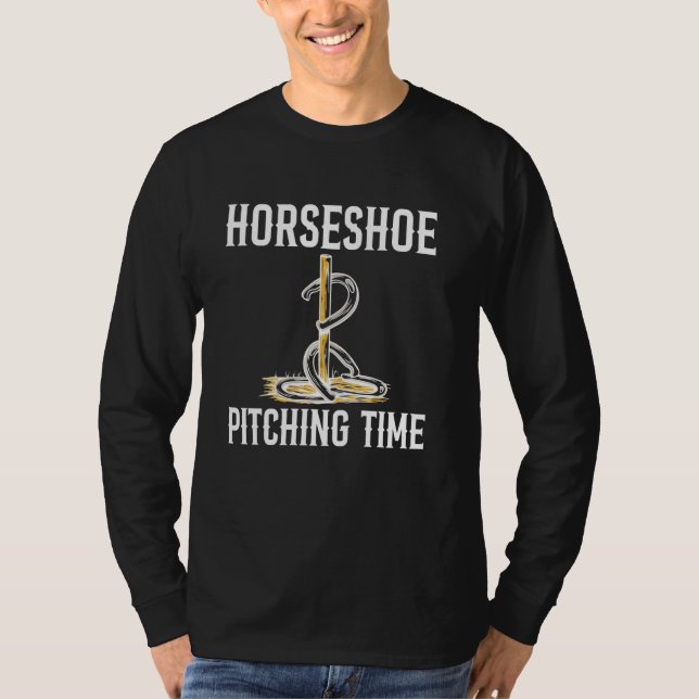 Camiseta Horseshoe Pitching Time (Anverso)