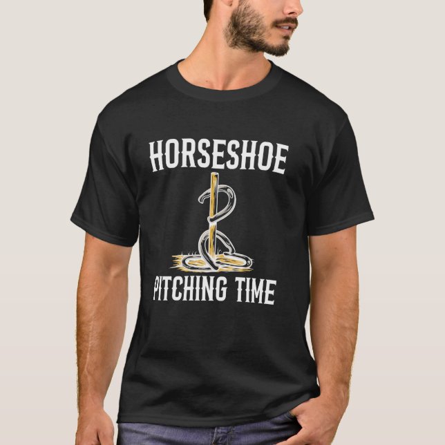 Camiseta Horseshoe Pitching Time (Anverso)