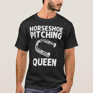 Camiseta Horseshoe Pitching Women Mom Horseshoe Pitchers