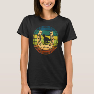 Camiseta Horseshoe Retro Style Lucky