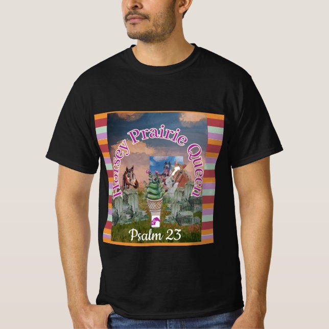 Camiseta horsey prairie queen (Anverso)