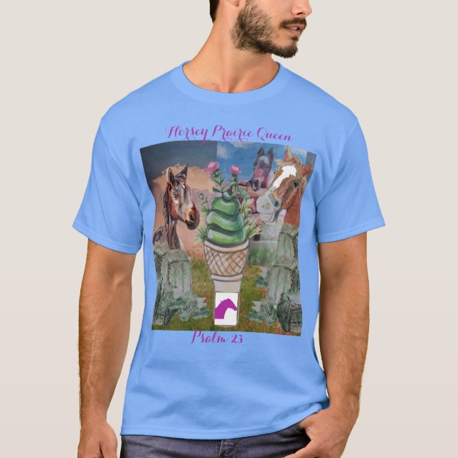 Camiseta horsey prairie queen (Anverso)