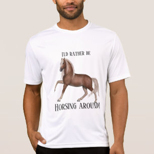 Camiseta Horsing Around (fondo claro)