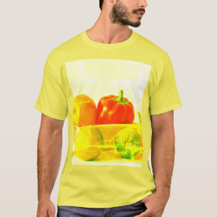Camiseta "Hortalizas de frutas" Foto Cute. ¡Hazte con una e