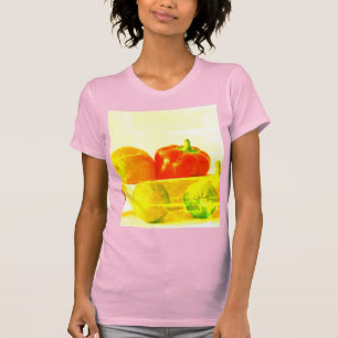 Camiseta "Hortalizas de frutas" Foto Cute. ¡Hazte con una e