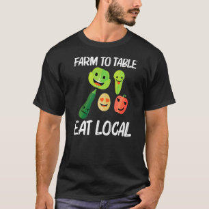 Camiseta Hortalizas Para Hombres Mujeres Vegetales De Fruta