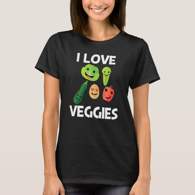 Camiseta Hortalizas Para Hombres Mujeres Vegetales De Fruta (Anverso)