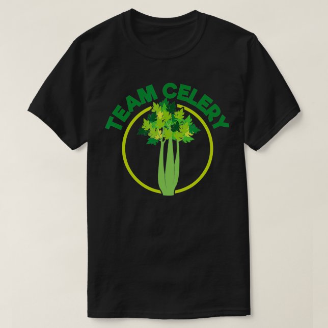 Camiseta Hortalizas saludables para Celery Team  (Diseño del anverso)