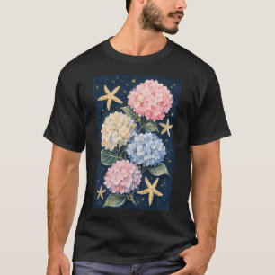 Camiseta Hortensia y Estrella de Mar