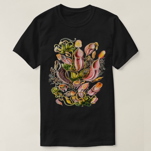 Camiseta Horticultura de planta carnívora (Diseño del anverso)