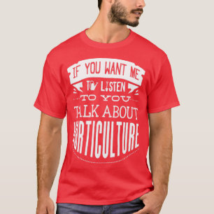 Camiseta Horticulturista jardinería habla de horticultura
