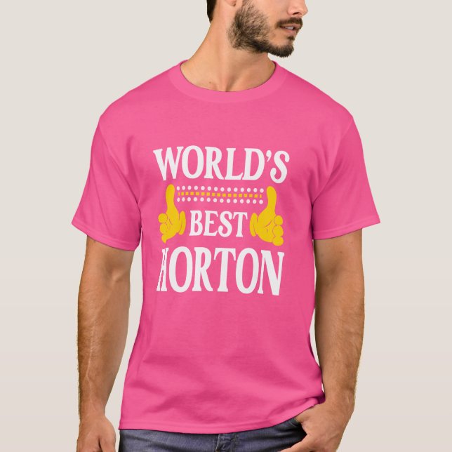 Camiseta Horton Surname Team Family Apellido Mejor (Anverso)