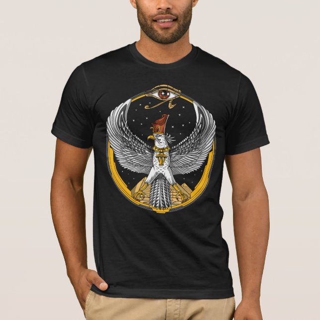 Camiseta Horus Egyptian Falcon Dios (Anverso)