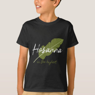 Camiseta Hosanna Vintage De Domingo De Ramos En El Más Alto