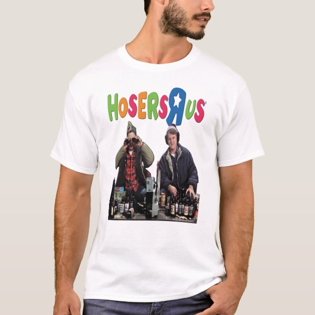 Camiseta Hosers R Us - Bob y Doug McKenzie (Anverso)