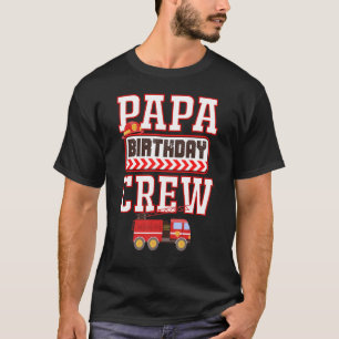 Camiseta Hospedaje de bomberos de camión de papá de cumplea
